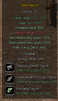 ZEHİR KILICI