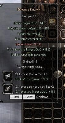 ELİT +9 40 ORT 10 YARI İNSANLI 6 DELİCİ 10 ŞEYTANLI DOLU SV DE T EK