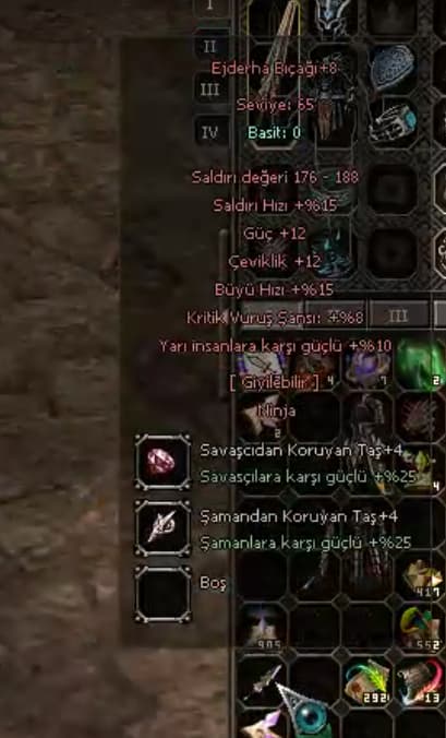 +8 EJDERHA BIÇAĞI 5/4 TAŞLI