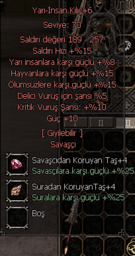 YARIİNSAN KILICI