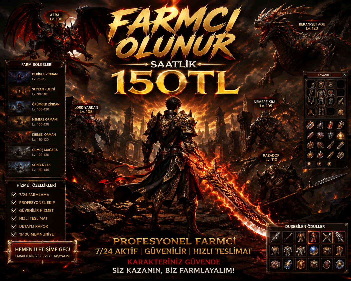 1T 1200TL DEN SATILIR