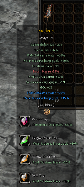 20 M DERECE +9 59 FULL NESNE TAŞLI KİN