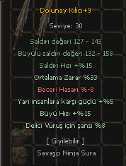 +9 33 ORT 5 YARI 10 DELİCİ 15 BÜYÜ HIZI