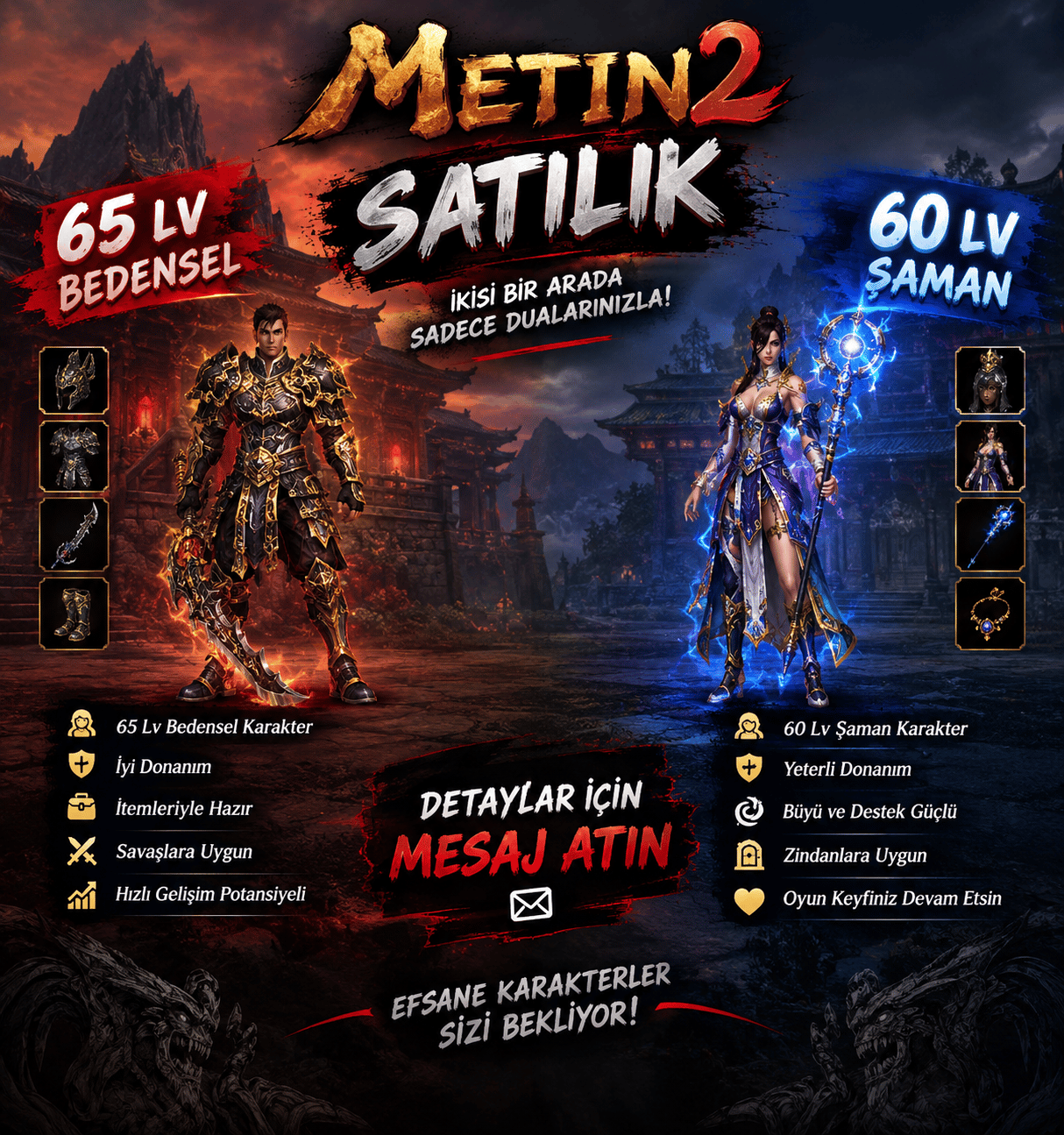 65 LV BEDO + 60LV ŞAMAN