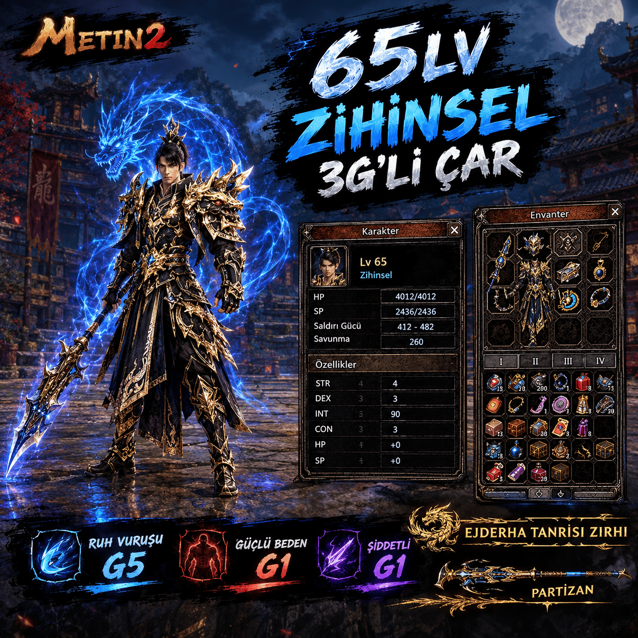 65LV ZİHİNSEL 3G Lİ RUH VURUŞU G5