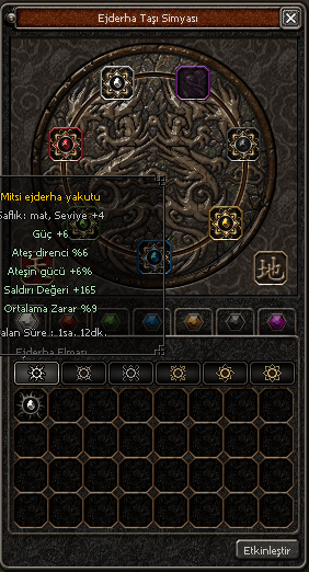 110 lvl büyülü sura ve 55 lvl  etkinlik çarı simyalı