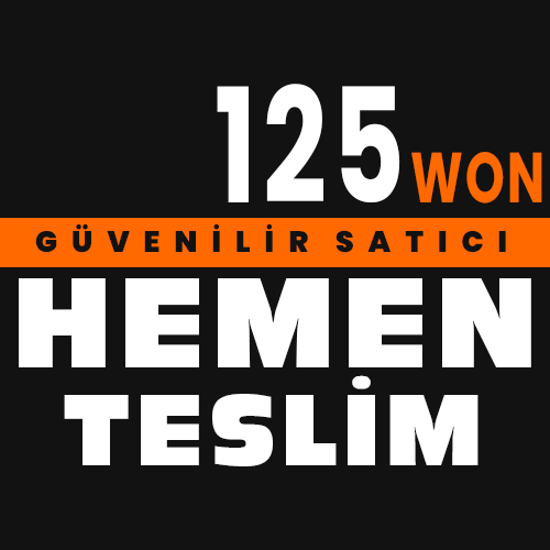 125Won HEMEN Teslim 1 won = 22TL