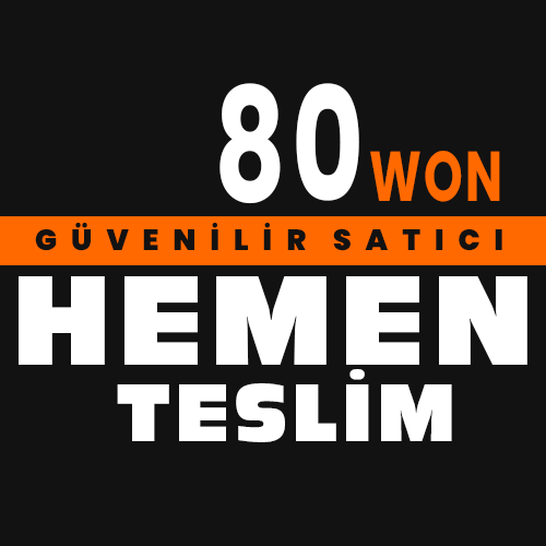 80 Won HEMEN Teslim 1won  =17TL