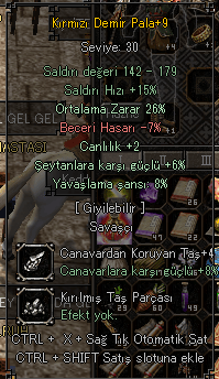 +9 KDP 26 ORT +4 CANAVAR TAŞLI