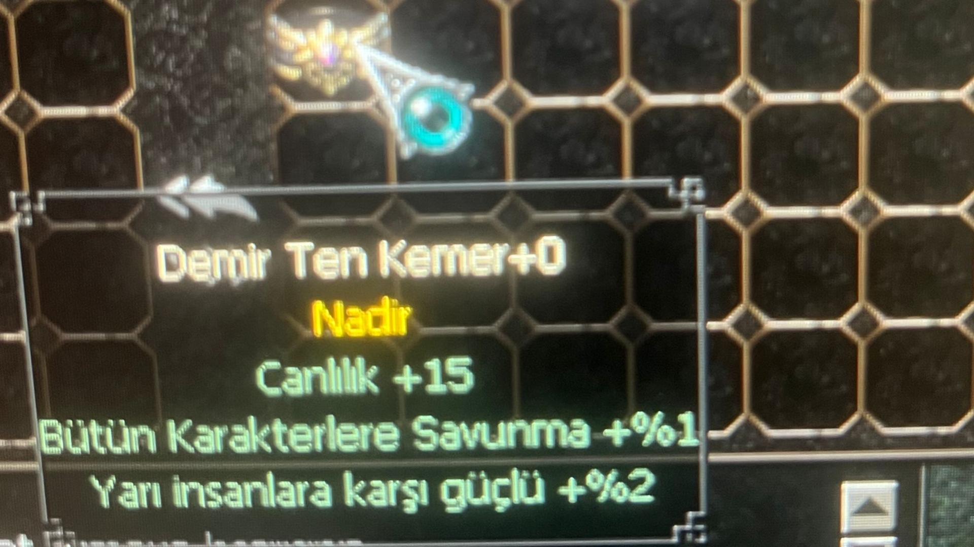 DEMİR TEN KEMER (NADİR) +0
