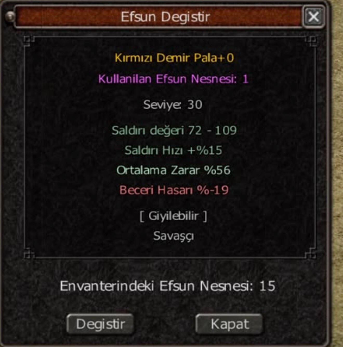ELİT SW DE TEK TEKLİF VER.56 ORTALAMA