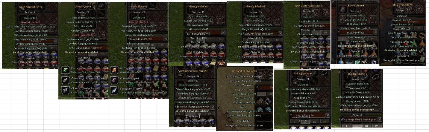 111LVL B.SİLAH/KRİTİKÇİ & 1 MAİL / 4 ID -16 ETP ÇARI - FUL FARM HESABI