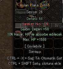 ELİT SAVAŞCI ZIRHI