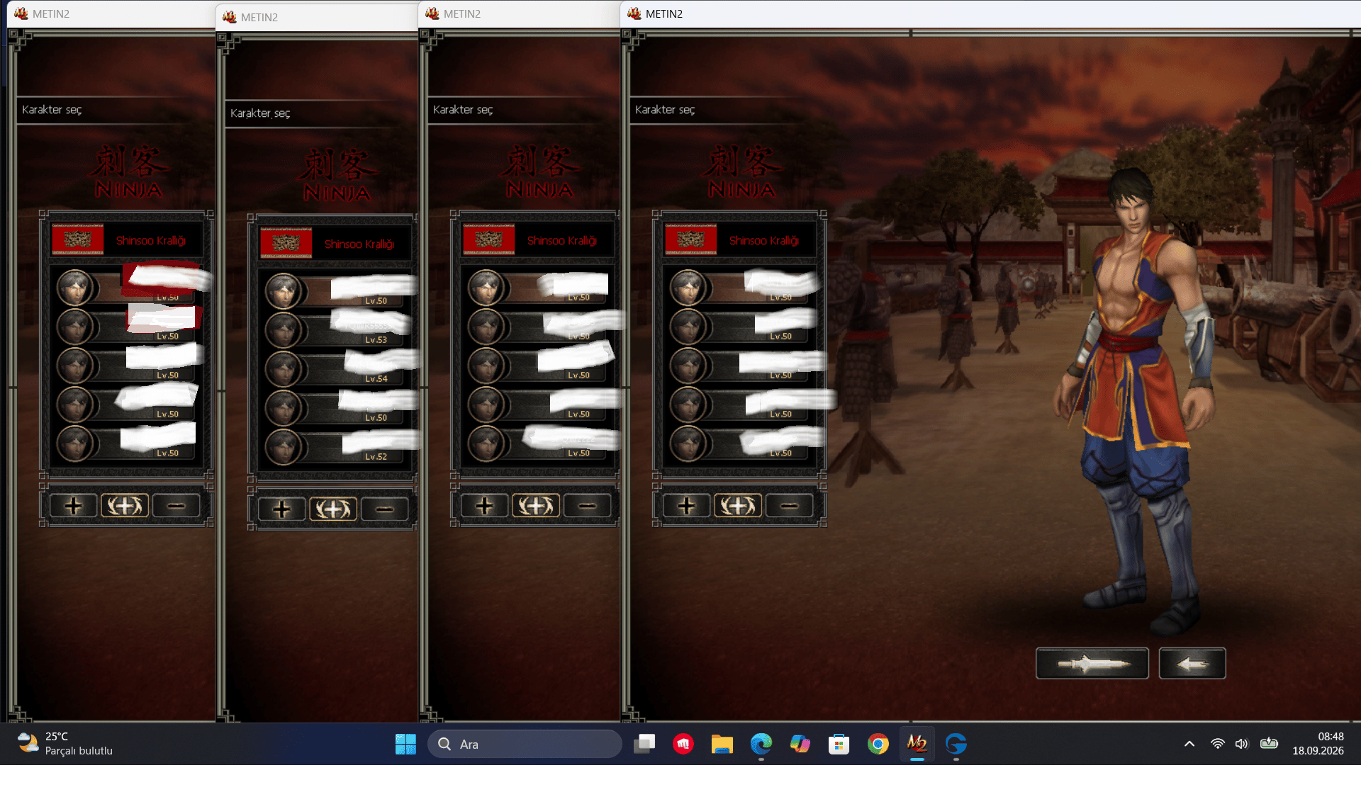 16 İD HEPSİ HEPSİ 50 LVL NİNJA 3500