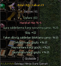 +9ASLAN AĞZI KALKAN