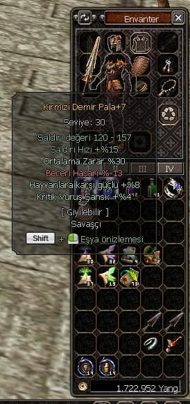 35 LVL BEDO 32 LVL ŞAMAN +7 KDPLİ