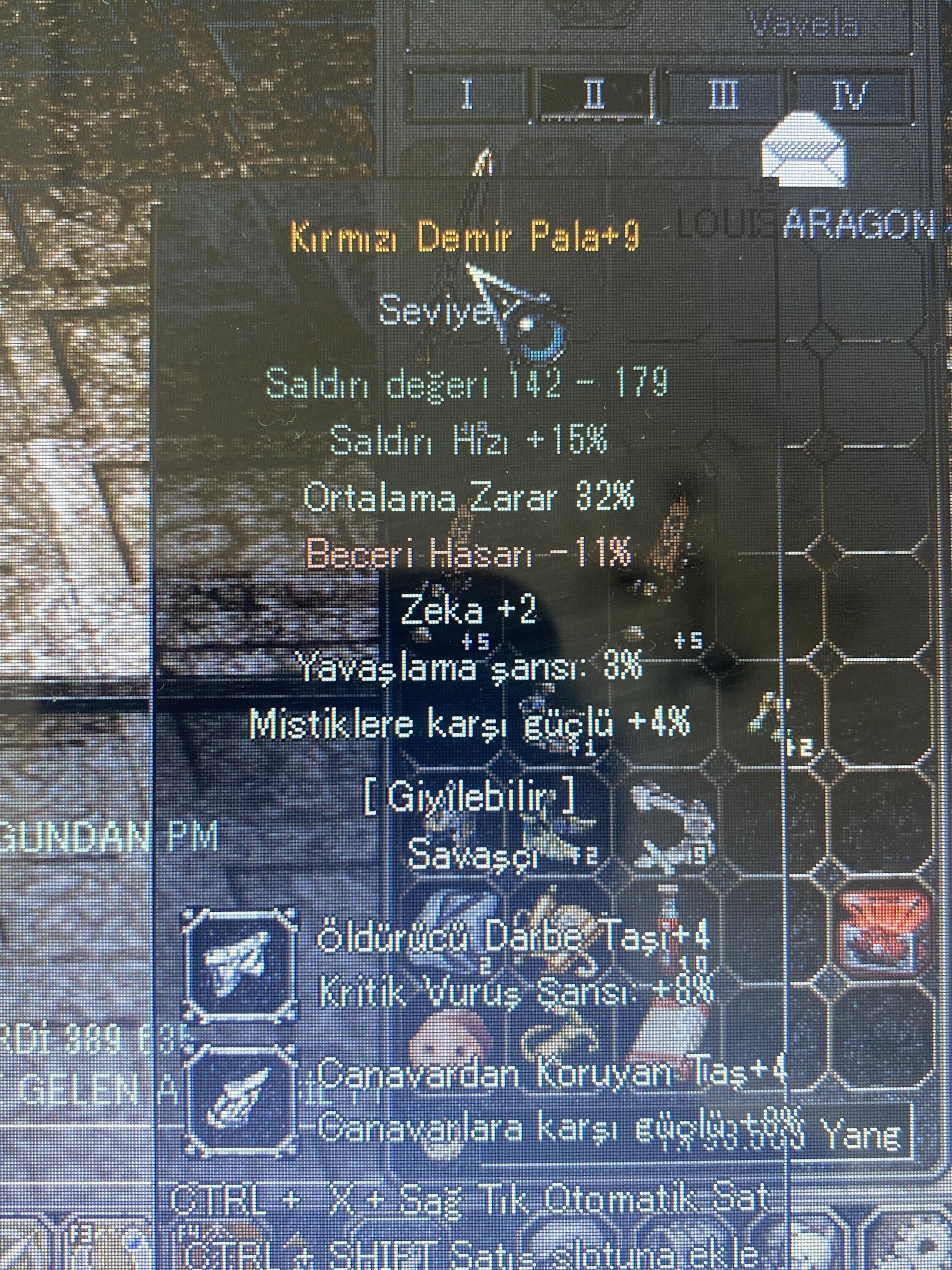 32 Ort +9 Kdp Oyun sonu +4 taşlı