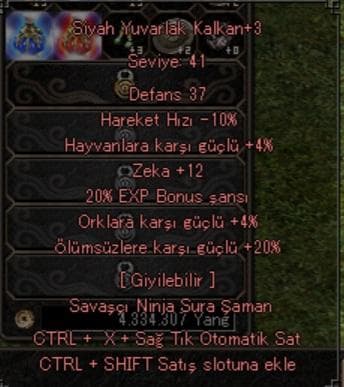 20 exp 12 zeka 20 ölümsüz SYK SERİ