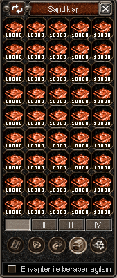 Ervah2 Sandığı 10K sandık sadece 55TL Stok 500 K Sandık