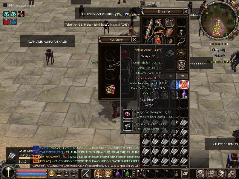 38 LVL HAVA M5 11 GÜN ASLAN 5 GÜN SAÇ +9 KDPLİ