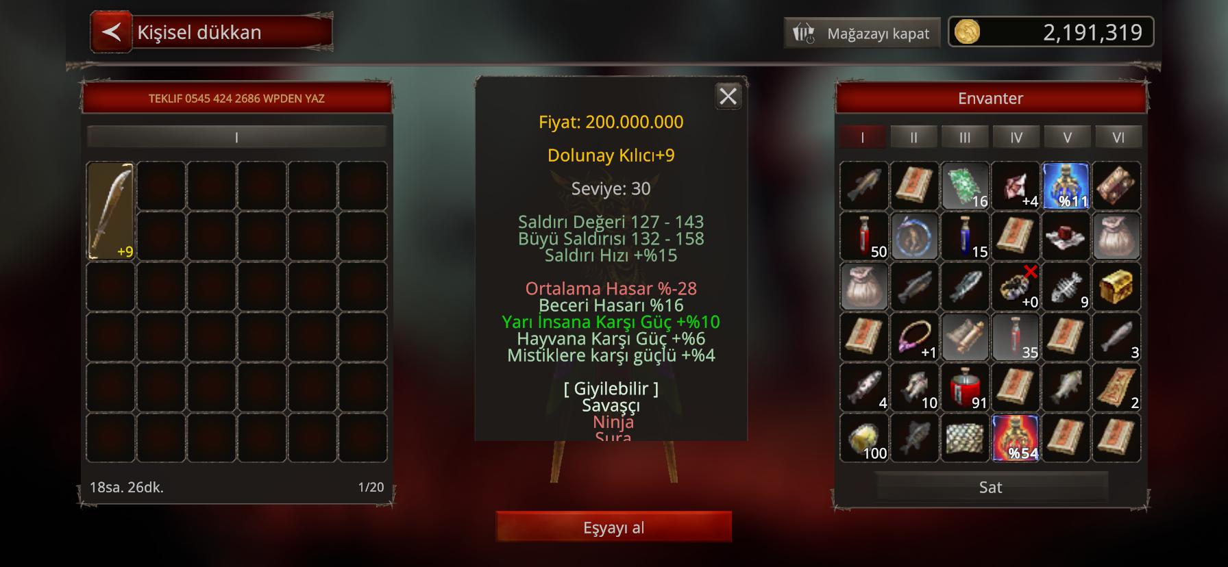 +9 16 BEC 10 YARI 4 TAŞLI WSLİK DOLUNAY