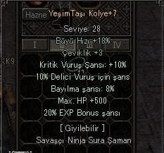 ELİT MÜKEMMEL EFSUNLU KASILMALIK KOLYE