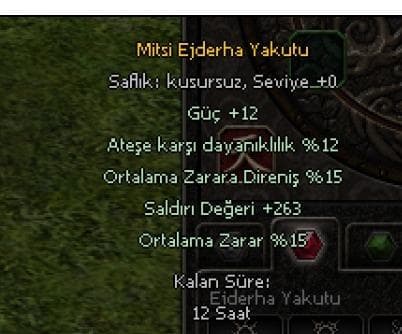 ÇİFT ORT STR KUSURSUZ +6 HAZIR YAKUT