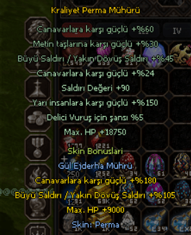 KRALİYET PERMA MÜHÜR