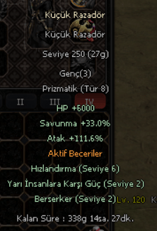 250 LV 111 ORAN KİTAPLI PET