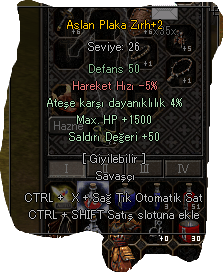 1500 HP  50 STR  ASLAN 1100 TL