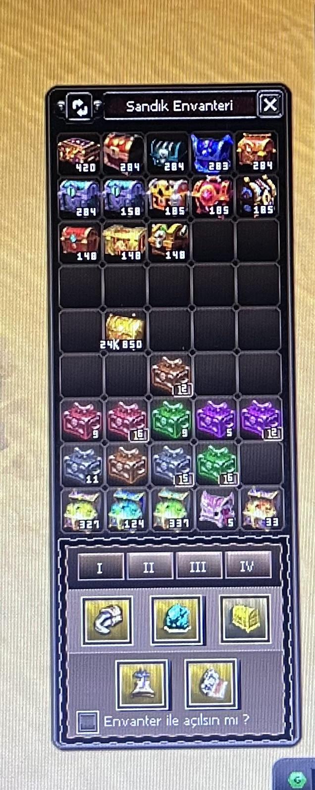 3K boss sandığı +100 kt