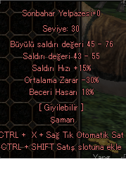 SW DE TEK 18 BEC SONBAHAR YELPAZESİ SATILIR TEKLİF VERİN YANLARI BOŞ