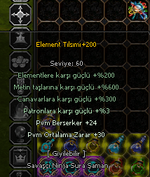 +200 ELEMENT TILSIMI HEMEN TESLİM