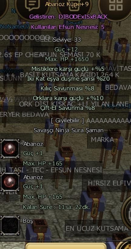 +9 5 EFSUN ABANOZ KÜPE