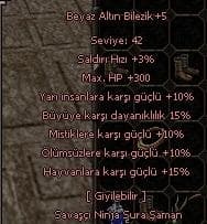 BEYAZ ALTIN BİLEZİK 10/15