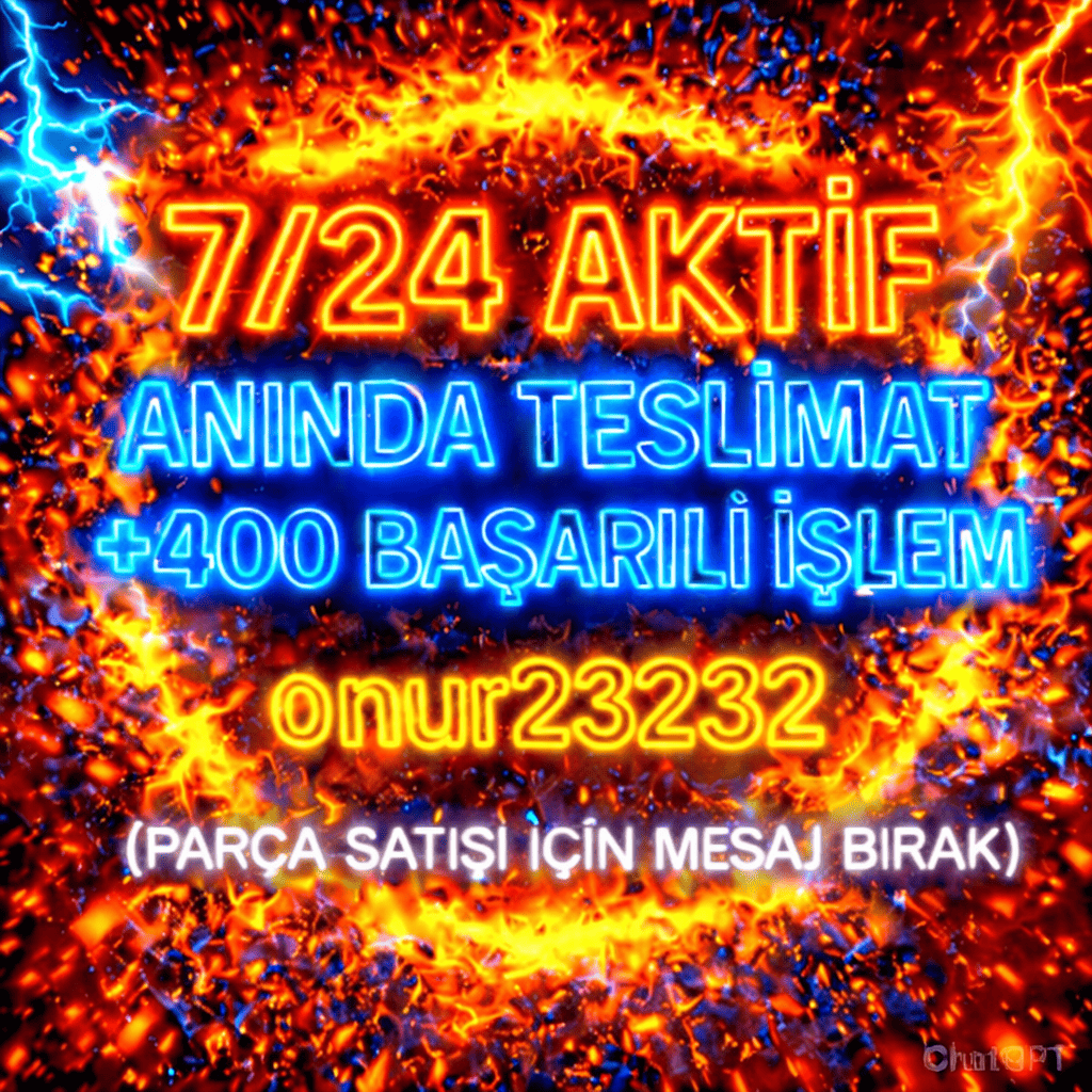 200M 1140TL SMS GELDİĞİ AN TESLİM AKTİFİM
