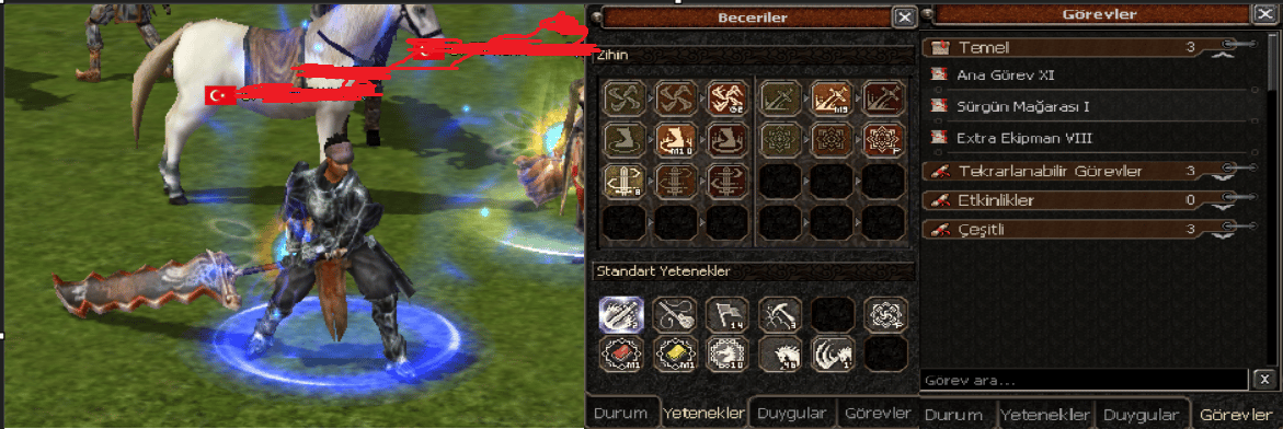 2T DEĞERİNDE 77 LEVEL PERFECT ZİHİNSEL İTEM VE ÇAR AYRI VERİLEBİLİR