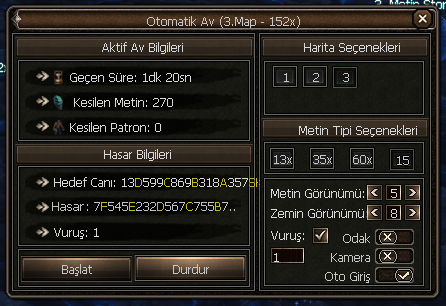 TOP 5 DE OLAN 7.5F VURAN HESABIN İTEMLERİ SATILIR