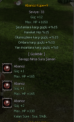 +9 5 EFSUN ABANOZ