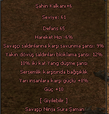 5/4 SERSEM YARI GÜÇ BLOK ŞAHİN KALKAN ELİT