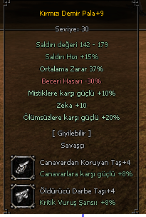 +9 KDP +4 TAŞLI 37 ORT 20 ÖLÜMSÜZ