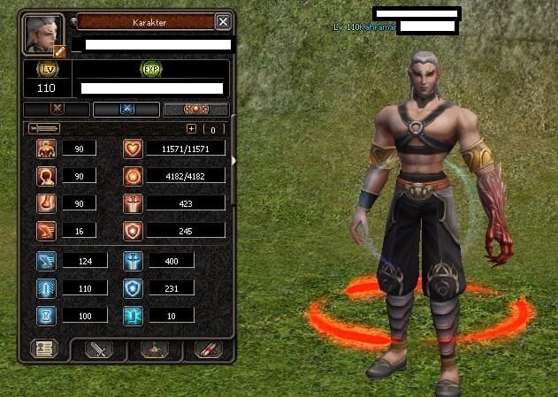 110 LVL B.SURA 100LVL KRİTİK ŞAMAN ARAZİLİ LONCA 9 ID