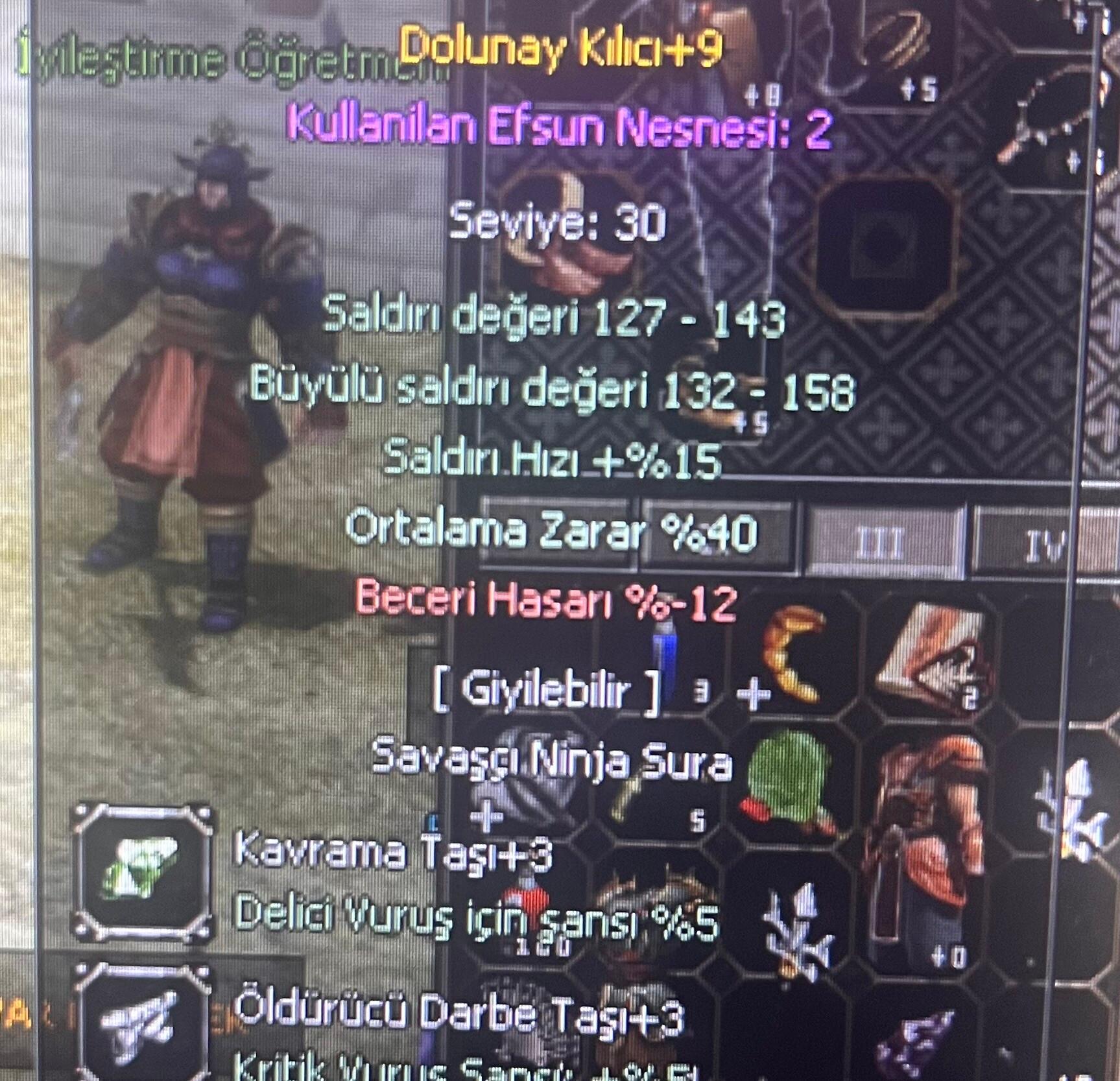 +9 dolunay 40 ortalama farm için deli