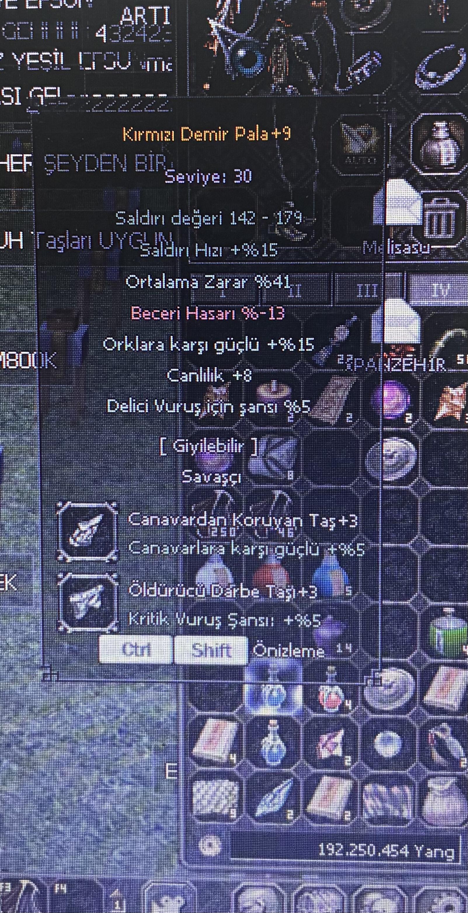 41 ORT KDP 650TL oyun sonu