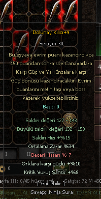 +9 DOLUNAY KILICI