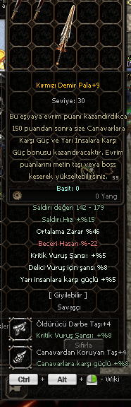 +9 KDP 46 ORT+KRTİK+DELİCİ+YARI EKLİ +4 TAŞLI ACAYİP BİŞEY