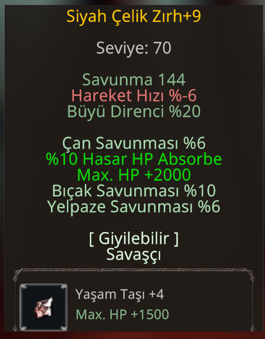 +9 SİYAH ÇELİK