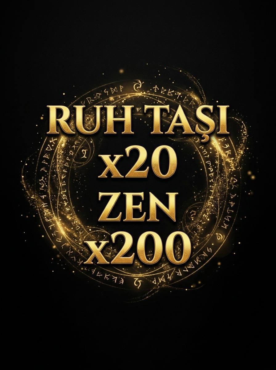 20  ADET RUH TAŞI + 200 ZEN