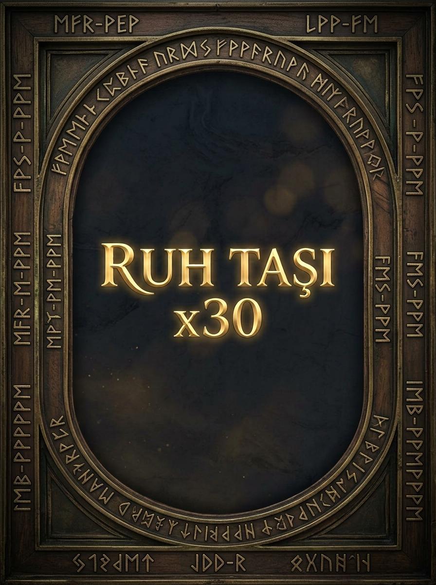 30 ADET RUH TAŞI