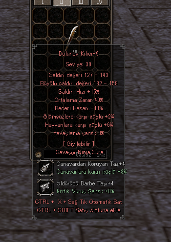 40 ORT+9  4 TAŞLI DOLU